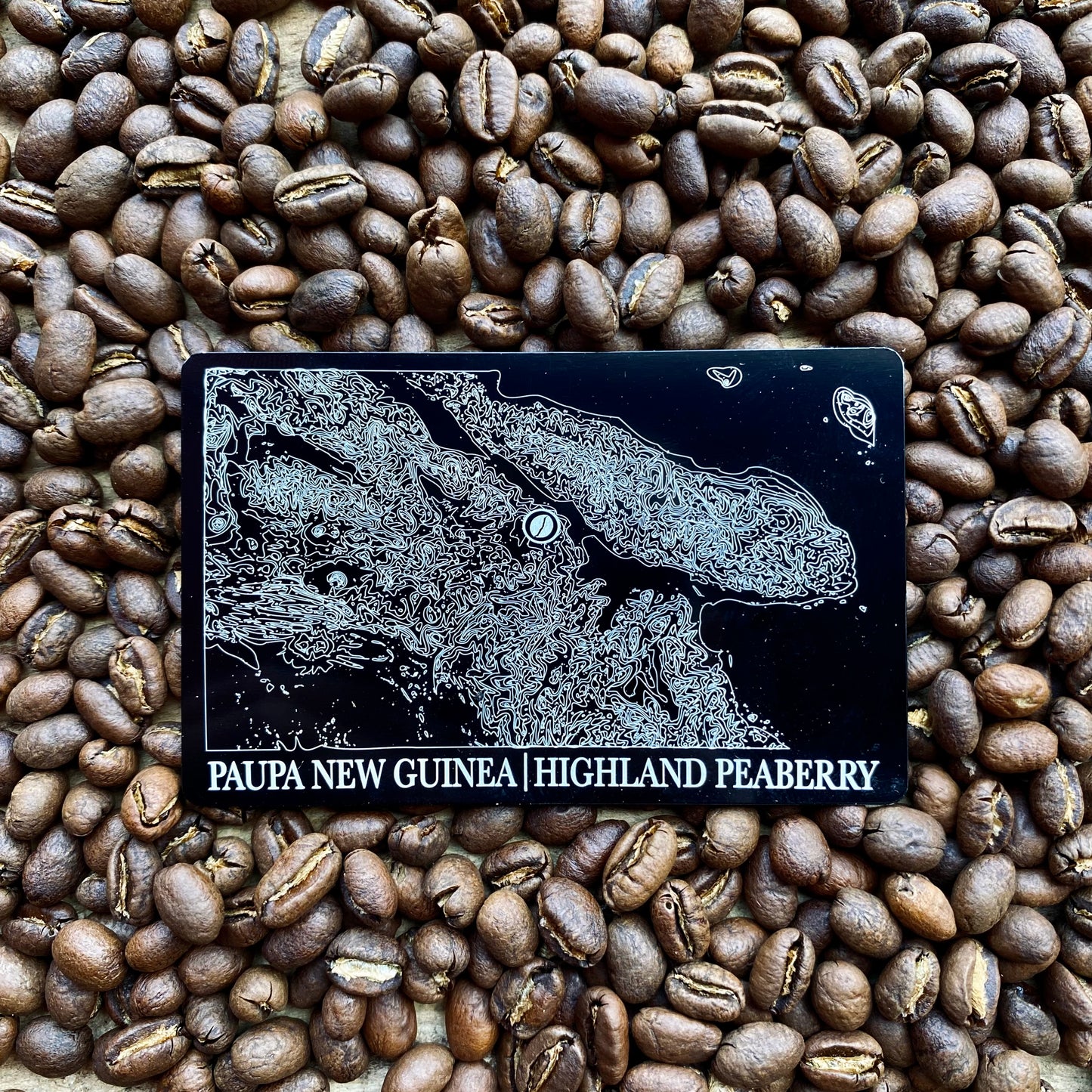 Papua New Guinea, Eastern Highland Peaberry, Single Origin, Medium Roast, 8 Oz.